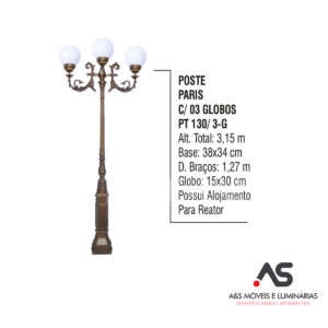 POSTE PARIS COM 03 GLOBOS