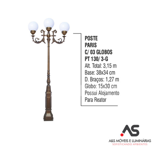 POSTE PARIS COM 03 GLOBOS