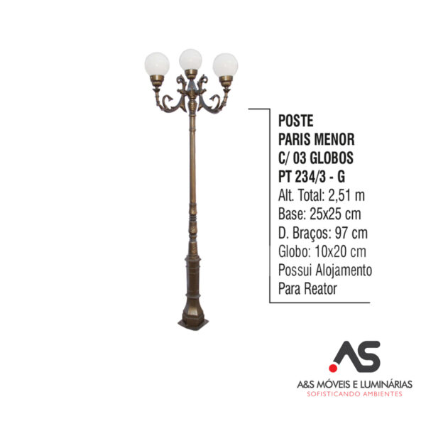 POSTE PARIS MENOR COM 03 GLOBOS