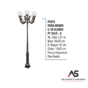 POSTE PARIS MENOR COM 05 GLOBOS