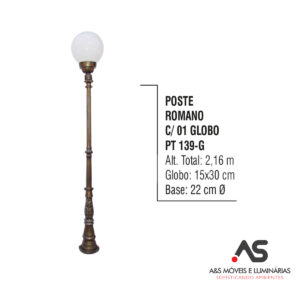 POSTE ROMANO COM 01 GLOBO