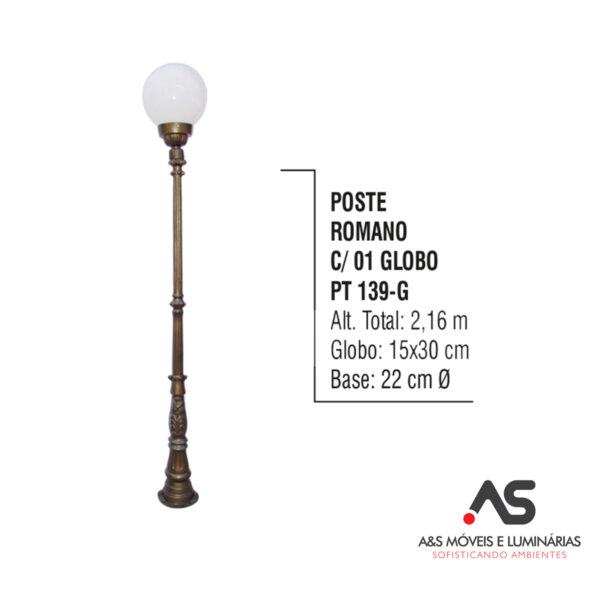 POSTE ROMANO COM 01 GLOBO