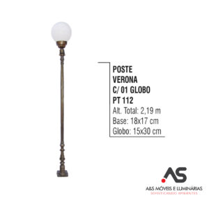 POSTE VERONA COM 01 GLOBO