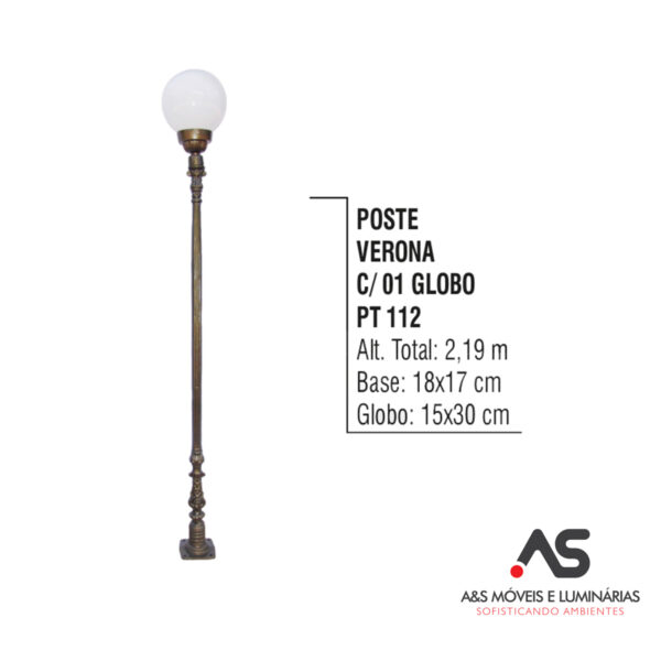 POSTE VERONA COM 01 GLOBO