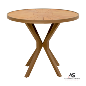 MESA DE JANTAR JASMIM TAMPO EM MADEIRA SEM GIRO 22065/22067
